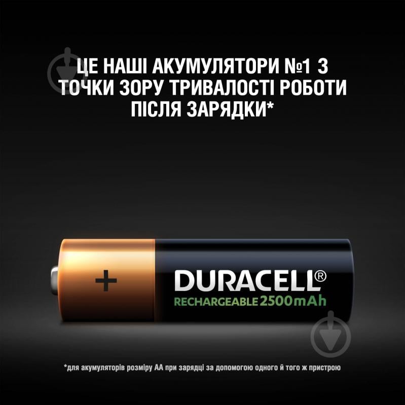 Аккумуляторы Duracell 2500 mAh 1/2AA 4 шт. - фото 9