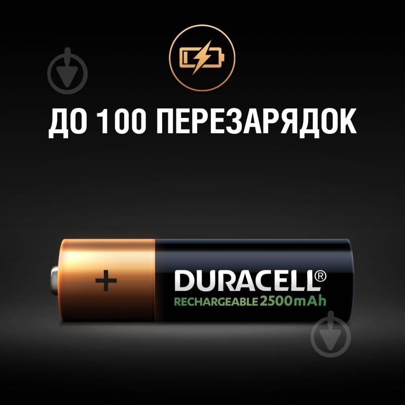 Аккумуляторы Duracell 2500 mAh 1/2AA 4 шт. - фото 11