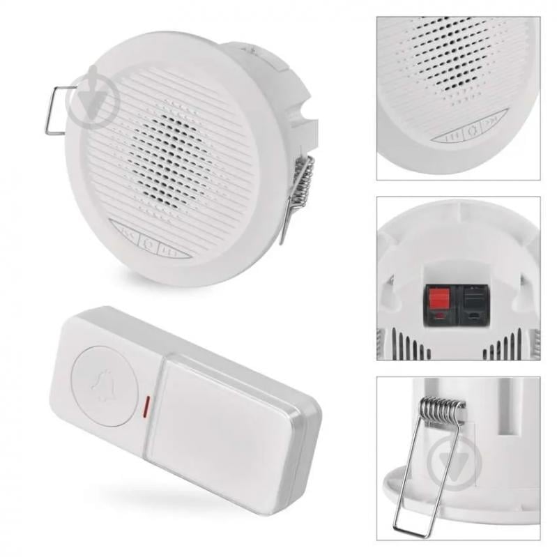 Дзвінок дверний Emos дротовий/бездротовий білий P57103 - фото 16