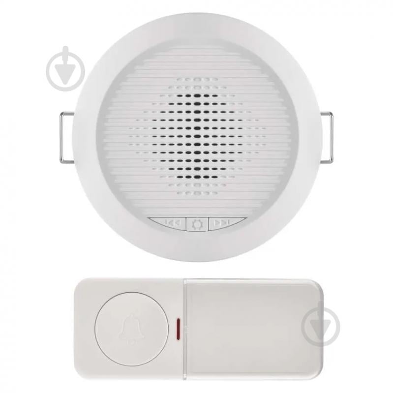 Дзвінок дверний Emos дротовий/бездротовий білий P57103 - фото 2