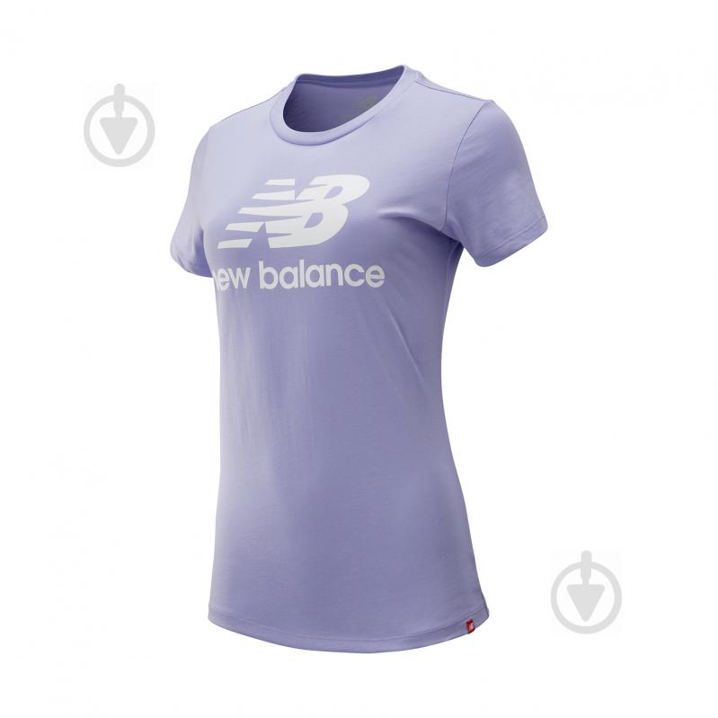 Футболка New Balance Футболка жін. Essentials Logo бузкова WT91546CAY р.XL бузковий - фото 1