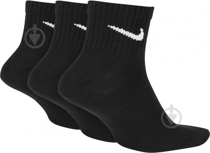 Шкарпетки Nike EVERYDAY LTWT ANKLE 3PR SX7677-010 р.42-46 чорний 3 шт. - фото 2