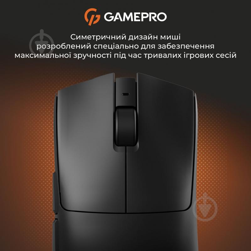 Мишка бездротова GamePro Genesis Wizard black (GM160B) - фото 16