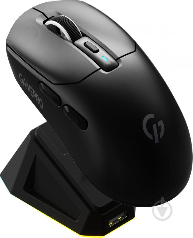 Мишка бездротова GamePro Genesis Airmaster black (GM167B) - фото 1 Мишка бездротова GamePro Genesis Airmaster black (GM167B) - фото 1