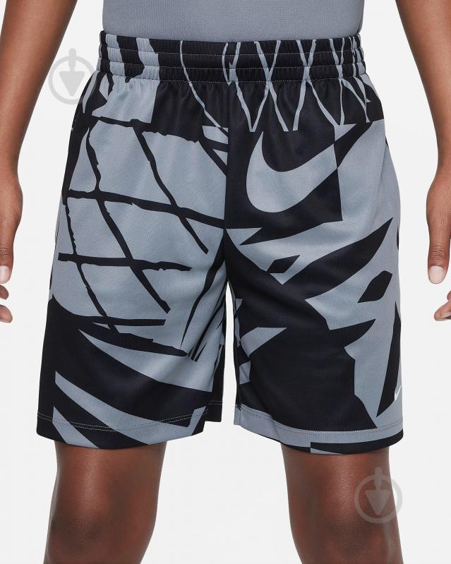 Шорты Nike B NK DF MULTI + SHORT SSNL AOP FB1277-065 р. XS серый - фото 3