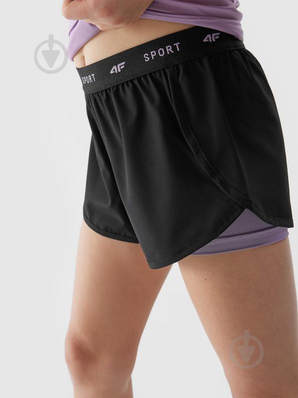 Шорти 4F SHORTS FNK F486 4FJWSS24TFSHF486-20S р. 134-140 чорний - фото 4