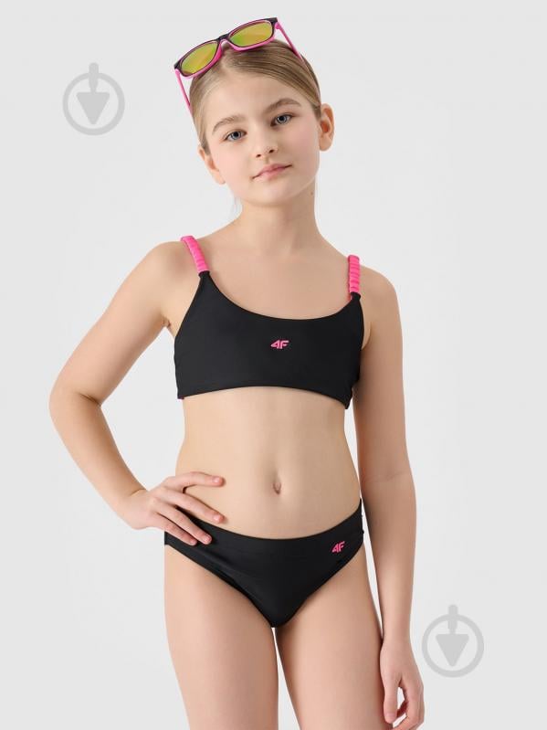 Купальник 4F BIKINI SET F045 4FJWSS25UBKSF045-20S р.164 черный - фото 1 Купальник 4F BIKINI SET F045 4FJWSS25UBKSF045-20S р.164 черный - фото 1