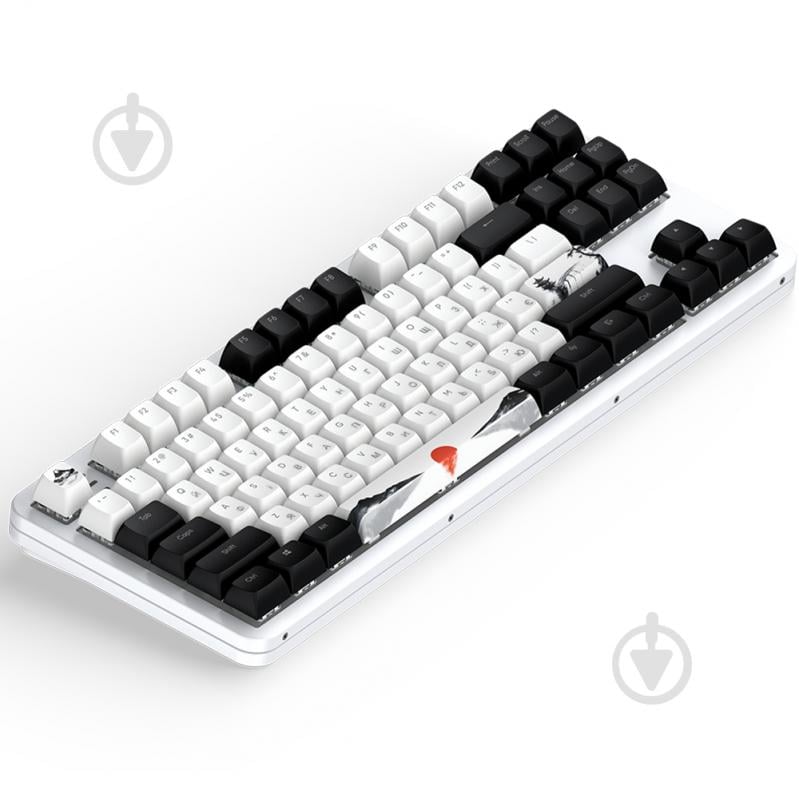 Клавіатура ігрова Dark Project ALU87 Fuji II Mechanical (DPKB_FUJI_87_ANSI) white/black - фото 4 Клавіатура ігрова Dark Project ALU87 Fuji II Mechanical (DPKB_FUJI_87_ANSI) white/black - фото 4