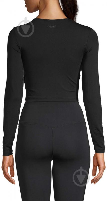 Топ Casall CROP LONG SLEEVE 21168-901 р.40 чорний - фото 3