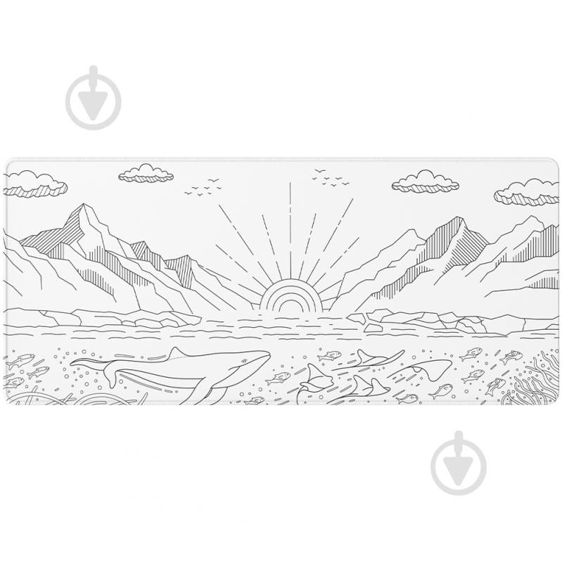 Коврик для мышки Dark Project Terra Nostra XL белый (DPMP_NOSTRA_WHITE_XL) - фото 1