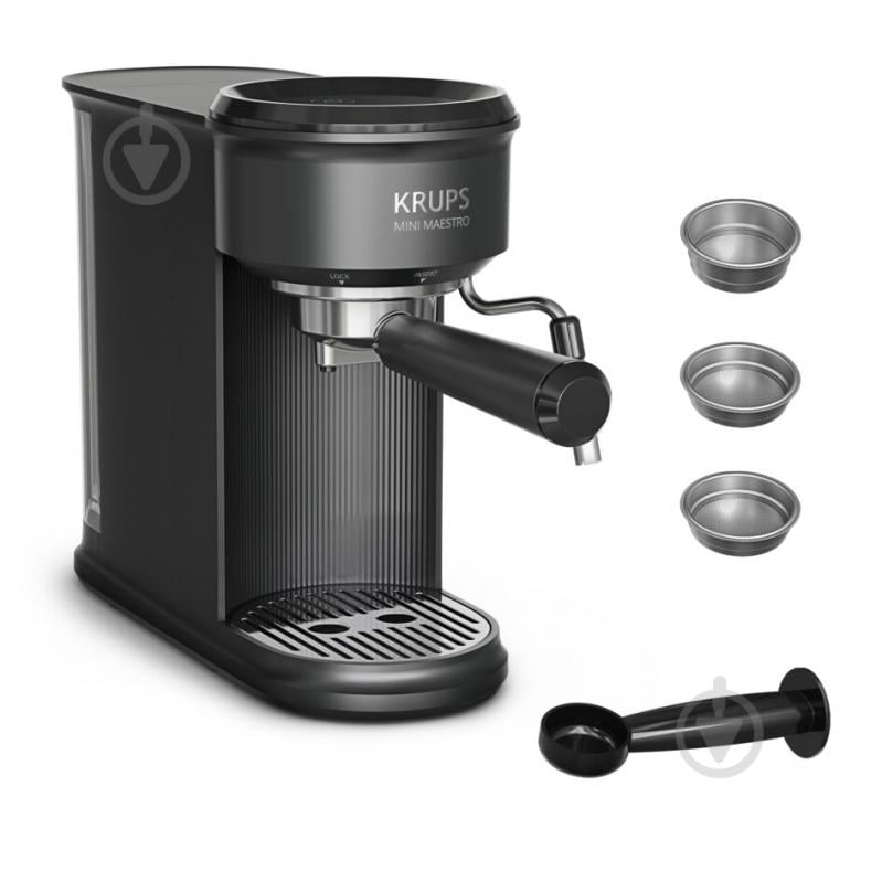 Кофеварка рожковая Krups Mini Maestro XP3508E0 - фото 10