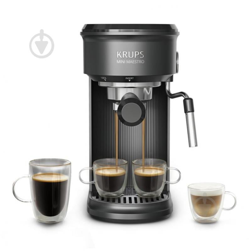 Кофеварка рожковая Krups Mini Maestro XP3508E0 - фото 11