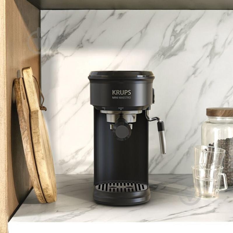 Кофеварка рожковая Krups Mini Maestro XP3508E0 - фото 14