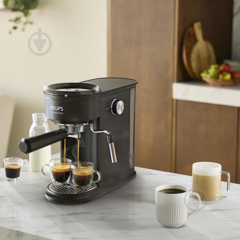 Кофеварка рожковая Krups Mini Maestro XP3508E0 - фото 15