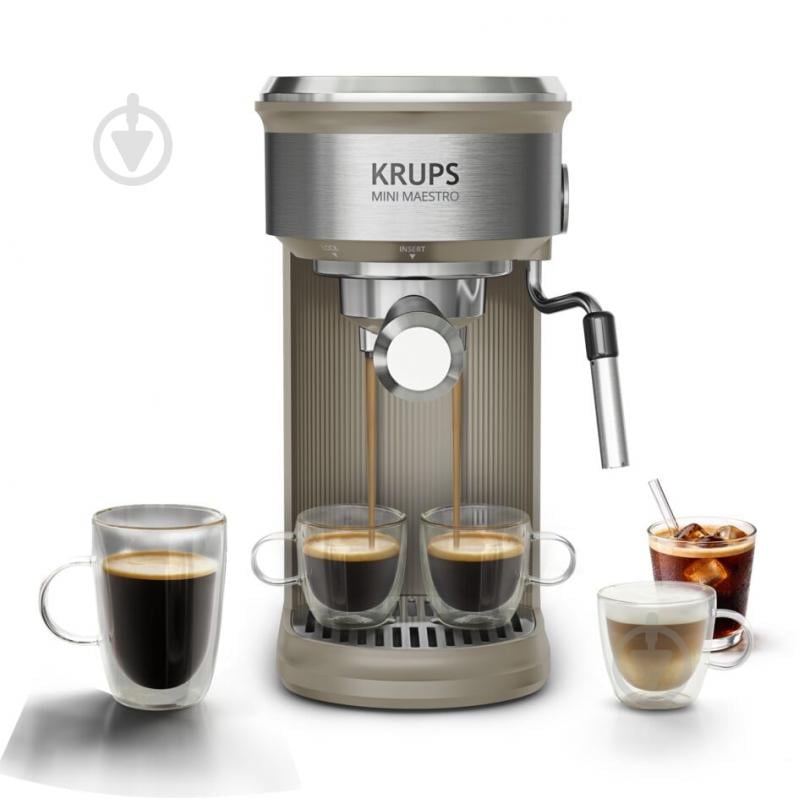 Кофеварка рожковая Krups Mini Maestro XP350AE0 - фото 12