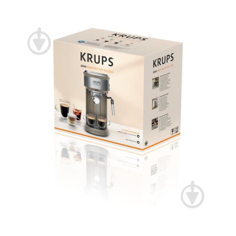 Кофеварка рожковая Krups Mini Maestro XP350AE0 - фото 14