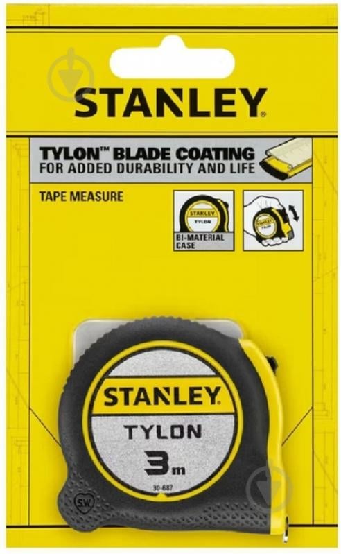 Рулетка Stanley Tylon 0-30-687 3 м x 12,7 мм - фото 2 Рулетка Stanley Tylon 0-30-687 3 м x 12,7 мм - фото 2