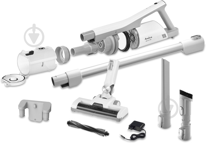 Пылесос аккумуляторный Amica VM 7050 Aura white - фото 19 Пылесос аккумуляторный Amica VM 7050 Aura white - фото 19