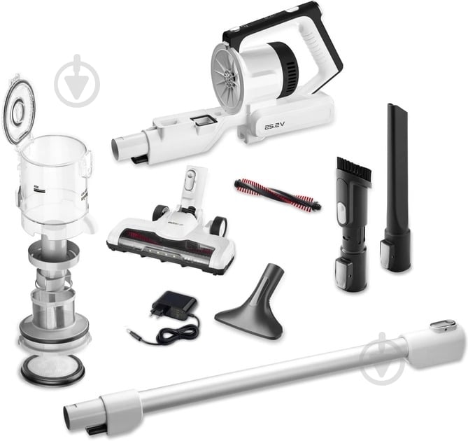 Пылесос аккумуляторный Amica VM 9001 Joran white - фото 4 Пылесос аккумуляторный Amica VM 9001 Joran white - фото 4