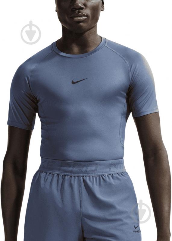 Футболка Nike Pro FB7932-491 р.M голубой - фото 1