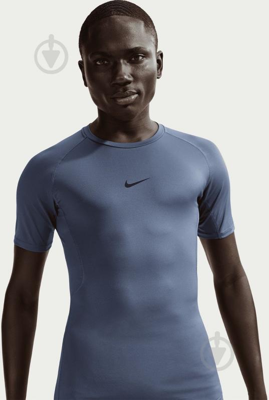 Футболка Nike Pro FB7932-491 р.M голубой - фото 3