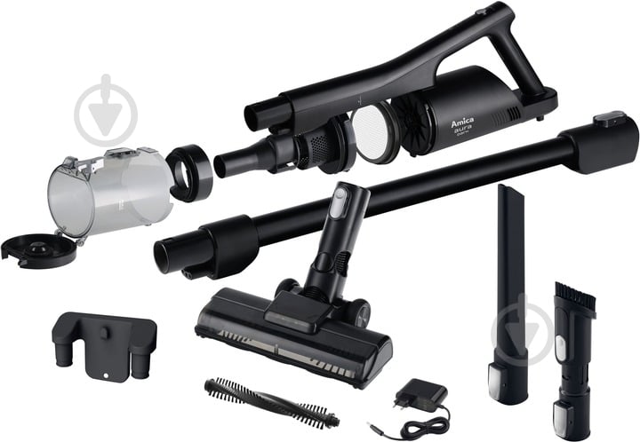 Пылесос аккумуляторный Amica VM 7051 Aura Dark black - фото 4 Пылесос аккумуляторный Amica VM 7051 Aura Dark black - фото 4