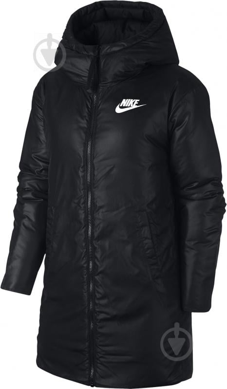 Пальто жіноче зимове Nike W NSW SYN FILL PRKA REV 939358-010 р.M чорне - фото 3