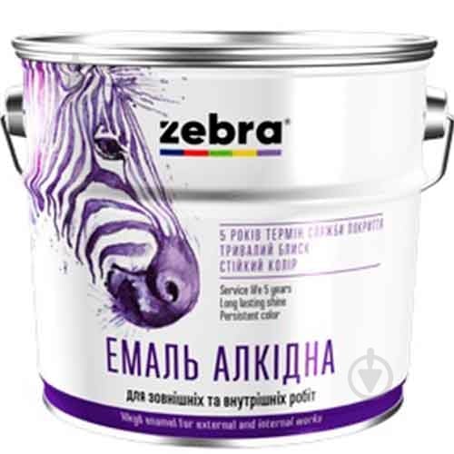 Емаль ZEBRA алкідна ПФ-116 серія Акварель 834 світло-зелений глянець 0,25 кг - фото 1