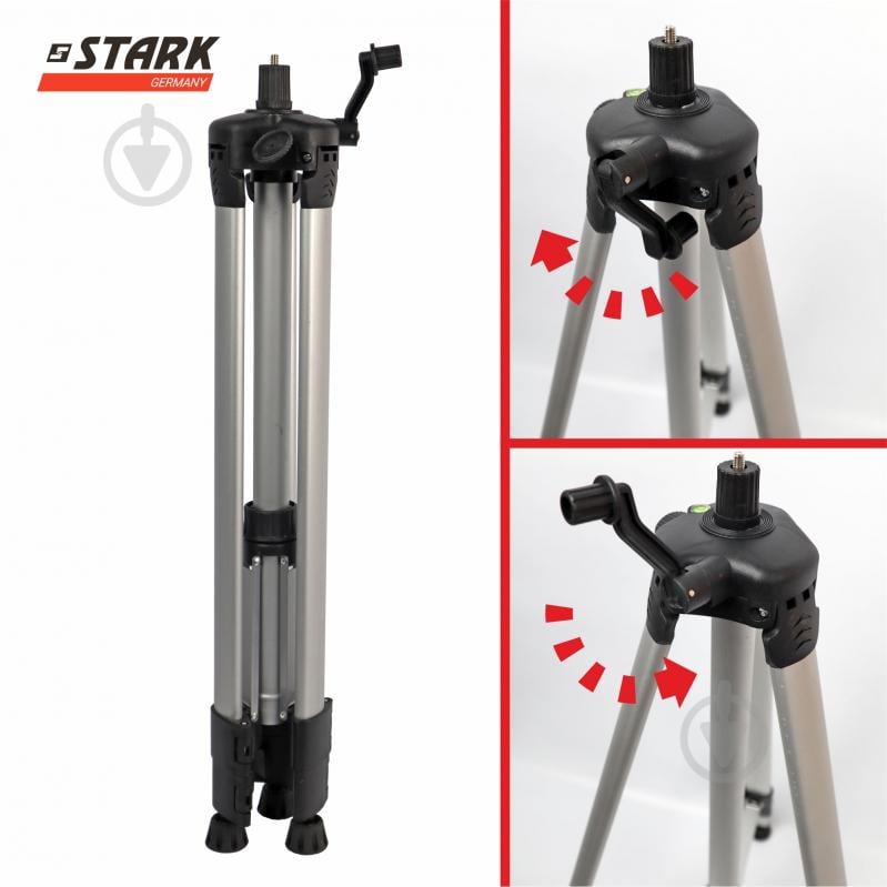 Тренога Stark Tripod-1500 для нивелира 290050014 - фото 4