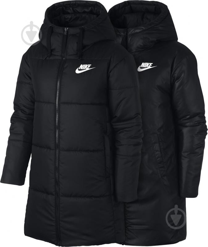 Куртка жіноче зимове Nike W NSW SYN FILL PRKA REV 939358-010 р.XL чорне - фото 4