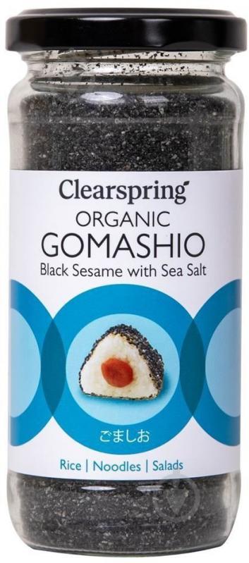 Приправа Гомасио из черного кунжута органическая 100 г Clearspring (T9856) - фото 1 Приправа Гомасио из черного кунжута органическая 100 г Clearspring (T9856) - фото 1