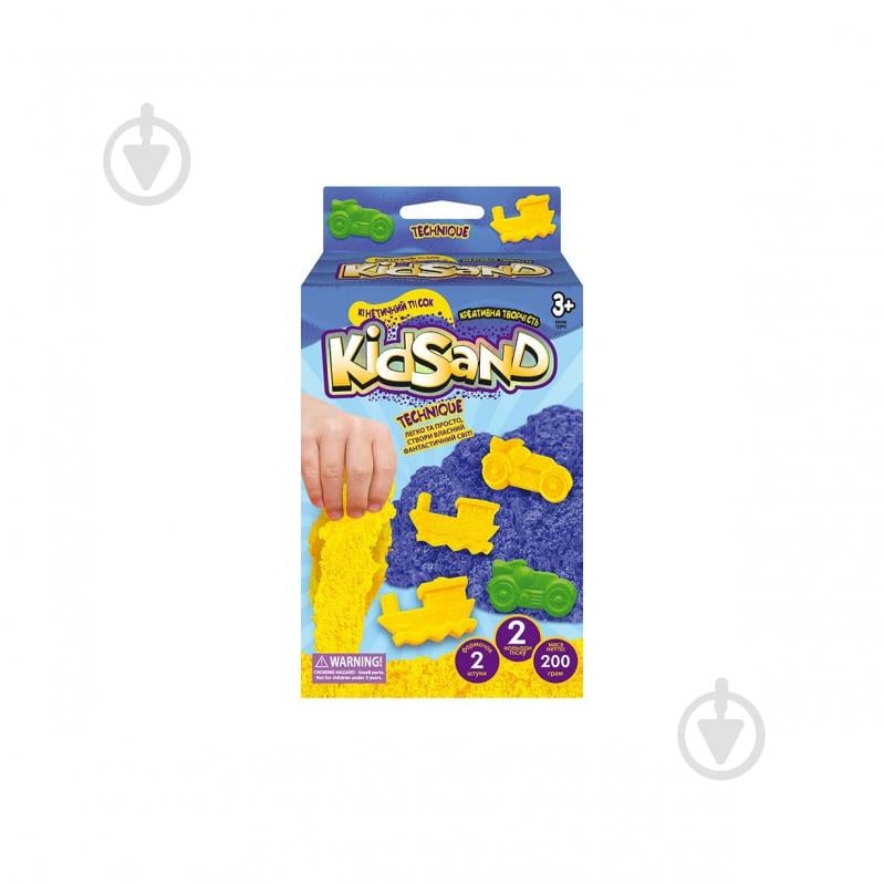 Кінетичний пісок Danko Toys Креативна творчість KidSand 200 г KS-05-01U - фото 3 Кінетичний пісок Danko Toys Креативна творчість KidSand 200 г KS-05-01U - фото 3
