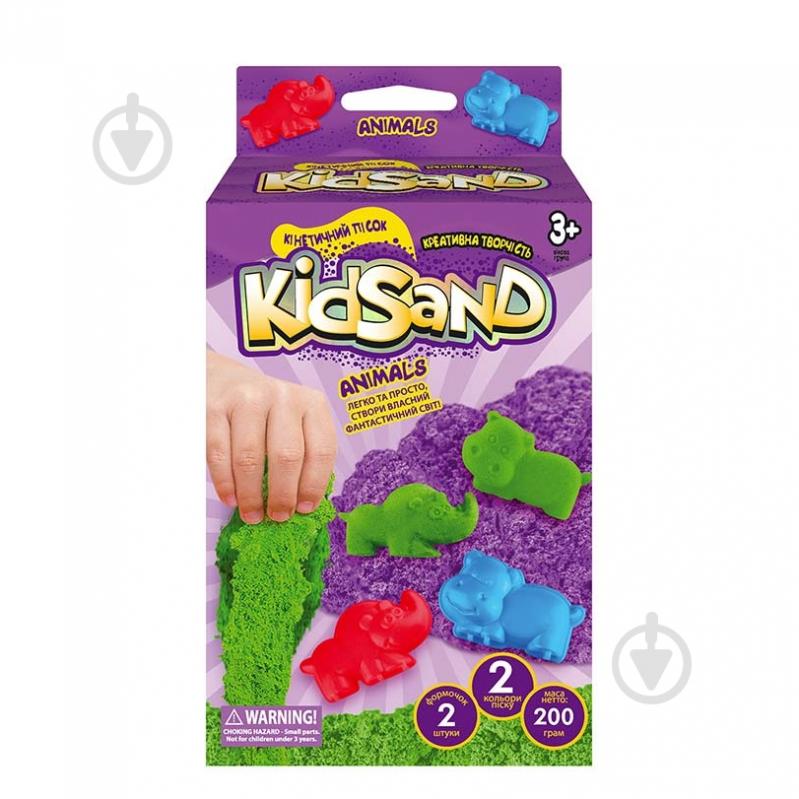 Кінетичний пісок Danko Toys Креативна творчість KidSand 200 г KS-05-01U - фото 1 Кінетичний пісок Danko Toys Креативна творчість KidSand 200 г KS-05-01U - фото 1