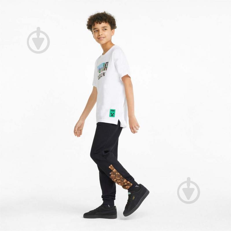 Штани Puma MINECRAFT SWEATPANTS 53343701 р. 152 чорний - фото 3