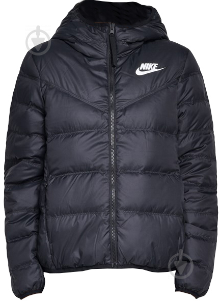 Пуховик жіночий Nike W NSW WR DWN FILL JKT REV 939438-010 р.XS чорний - фото 1