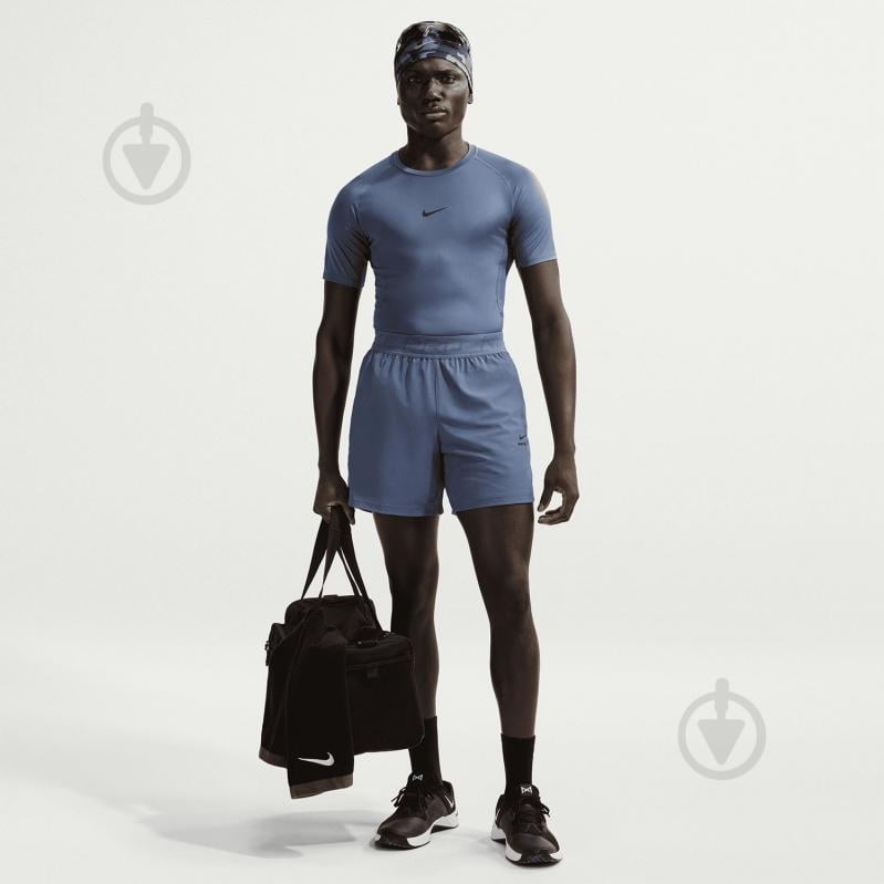 Футболка Nike Pro FB7932-491 р.S голубой - фото 6