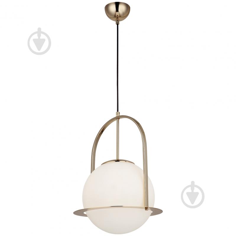 ВІТРИНА! Люстра підвісна Vio Concept Lampon 1x40 Вт Е27 золотий із білим 1552-80-21 - фото 1 ВІТРИНА! Люстра підвісна Vio Concept Lampon 1x40 Вт Е27 золотий із білим 1552-80-21 - фото 1