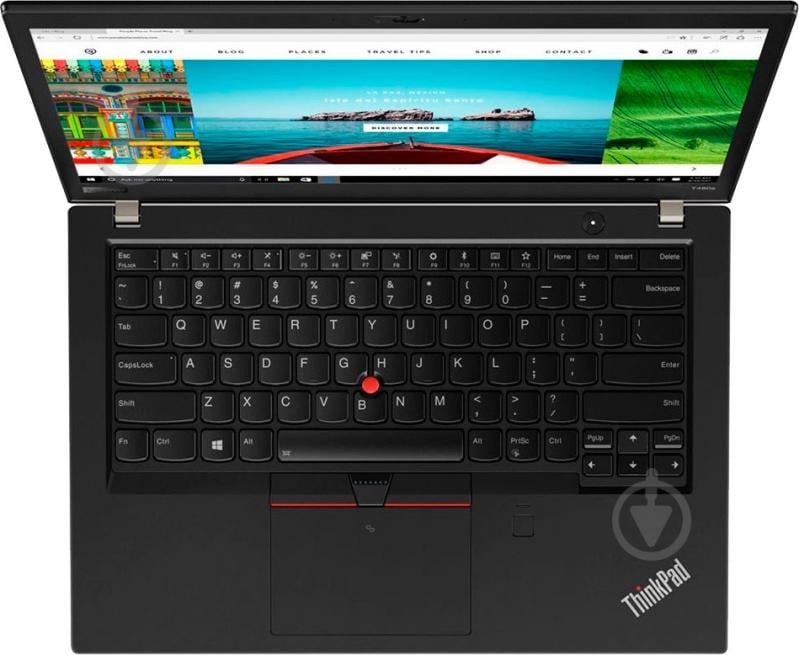 Ноутбук Lenovo ThinkPad T480s 14" (20L7001QRT) black - фото 7