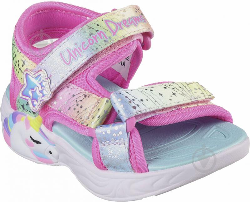 Сандалі Skechers 302682N PKMT р.25 різнокольоровий - фото 4