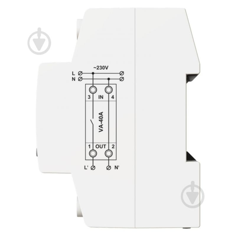 Реле напряжения c контролем тока VA-40A M2W - фото 4