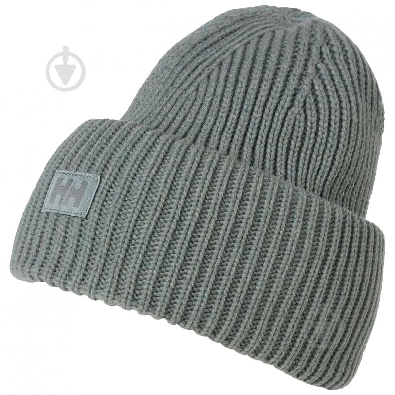 Шапка Helly Hansen HH RIB BEANIE 54020-485 р.one size сірий - фото 1