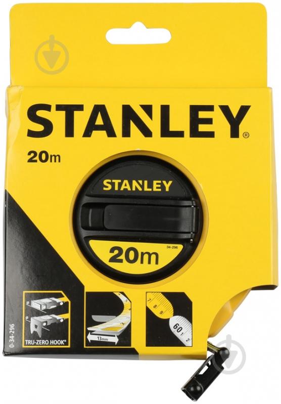 Рулетка Stanley FIBERGLASS 0-34-296 20 м x 12 мм - фото 2