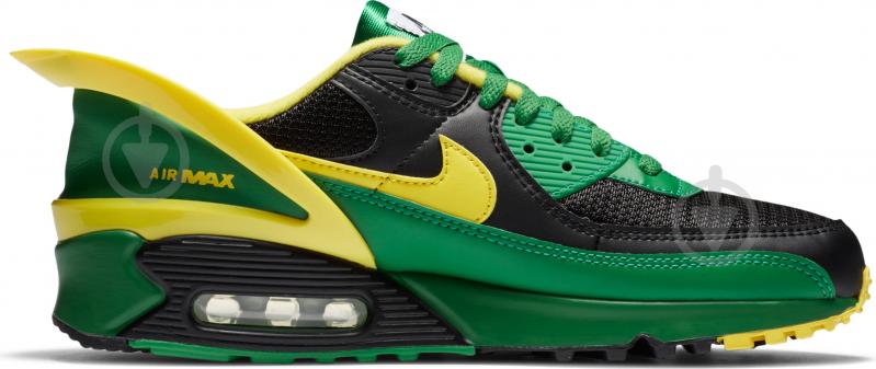 Кросівки чоловічі демісезонні Nike Air Max 90 FlyEase CZ4270-001 р.41 чорно-зелені - фото 4