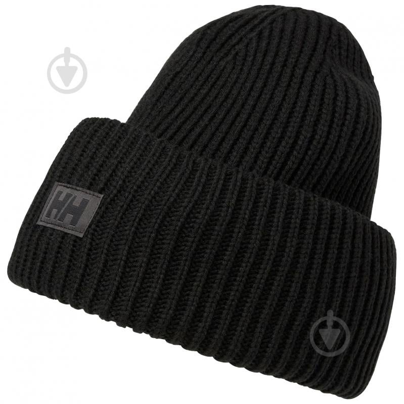 Шапка Helly Hansen HH RIB BEANIE 54020-990 р.one size чорний - фото 1