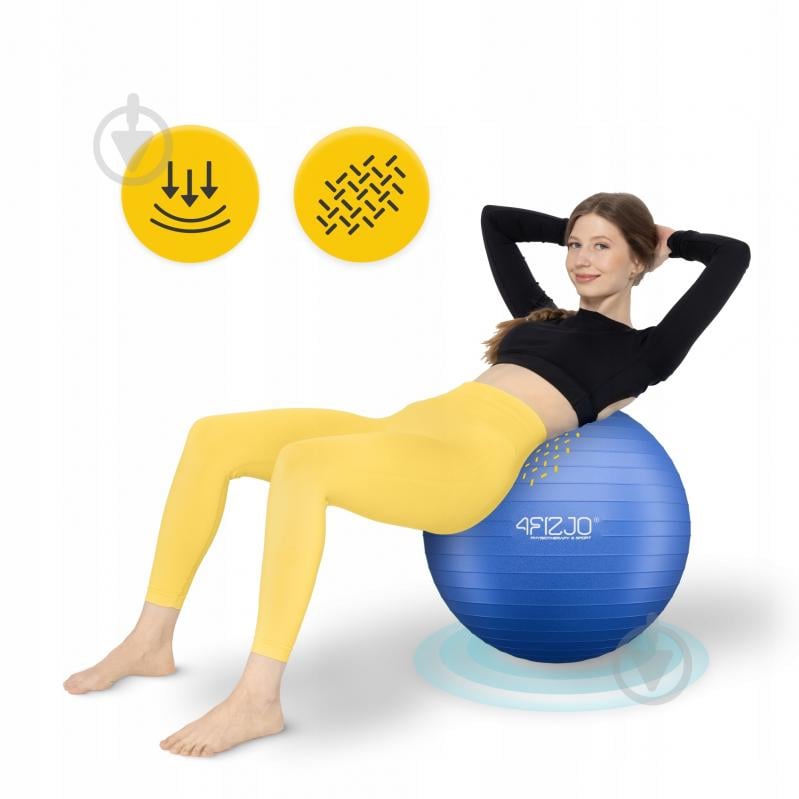 Фитбол 4fizjo 55 см Anti-Burst Blue d55 см P-5905973404723 - фото 9 Фитбол 4fizjo 55 см Anti-Burst Blue d55 см P-5905973404723 - фото 9