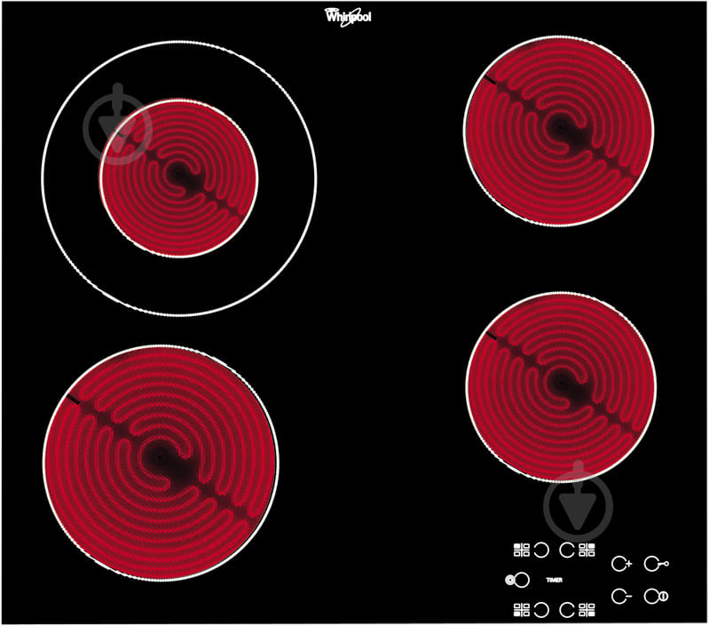 Варильна поверхня електрична Whirlpool AKT 8130 LX - фото 1