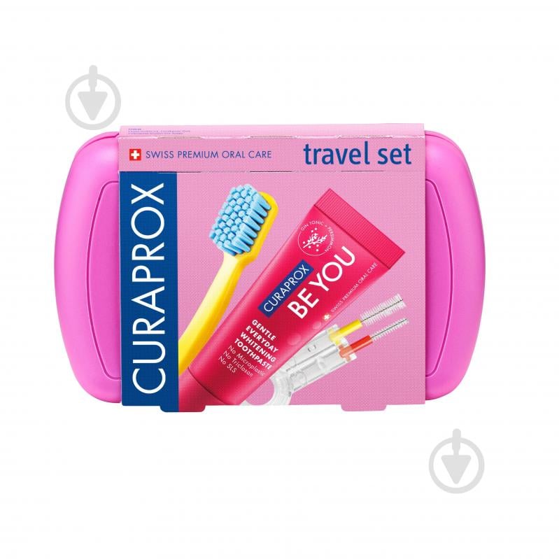 Набор дорожный CURAPROX TSB/pink 10 мл 61 г - фото 1