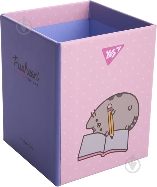 Стакан для письменных принадлежностей Pusheen розовый YES - фото 2 Стакан для письменных принадлежностей Pusheen розовый YES - фото 2