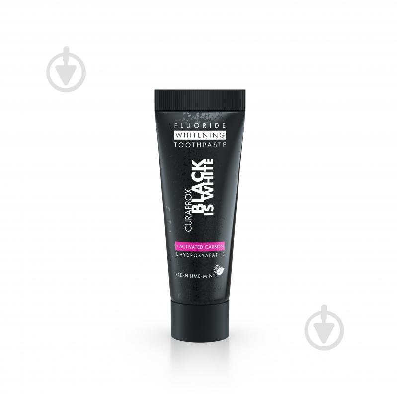 Зубна паста CURAPROX Curaprox Black is White 10 мл 16 г - фото 1 Зубна паста CURAPROX Curaprox Black is White 10 мл 16 г - фото 1