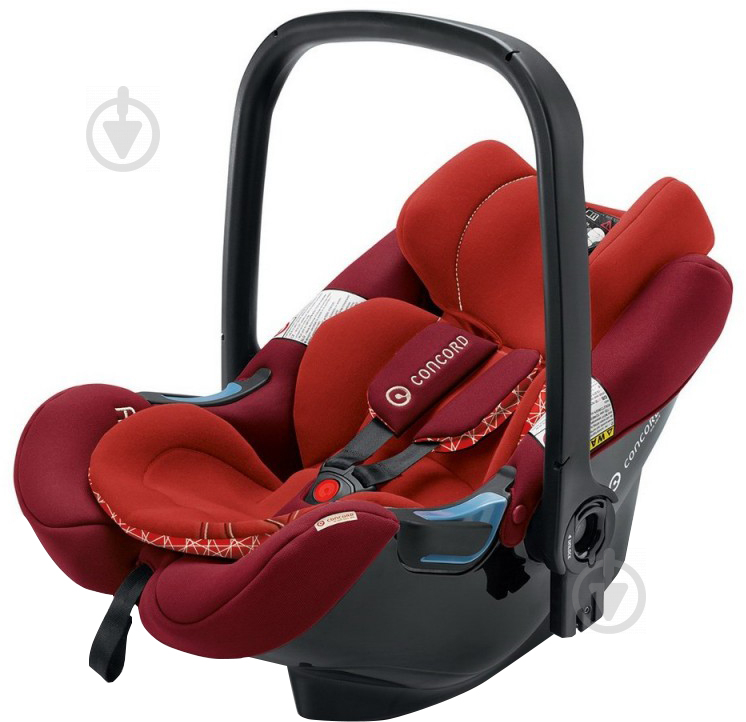 Коляска 3 в 1 Concord Neo Travel Set Flamingo red - фото 6